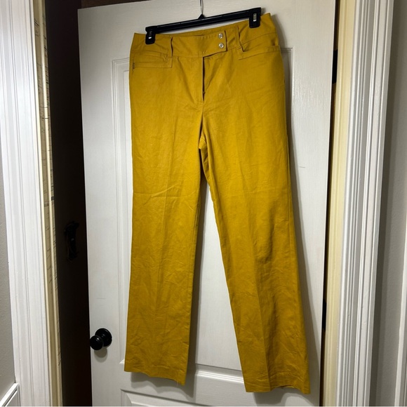 Larry Levine Mustard Trousers - Picture 1 of 4
